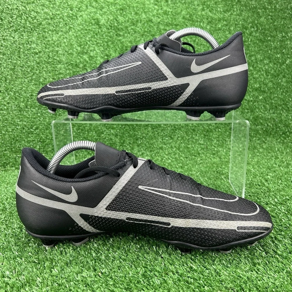 Nike Phantom GT2 Club Mg Soccer Cleats Black Iron Grey DA5640-004‎ Men's 9 Boots